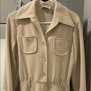 Vintage Ricky Ann Beige jumpsuit
